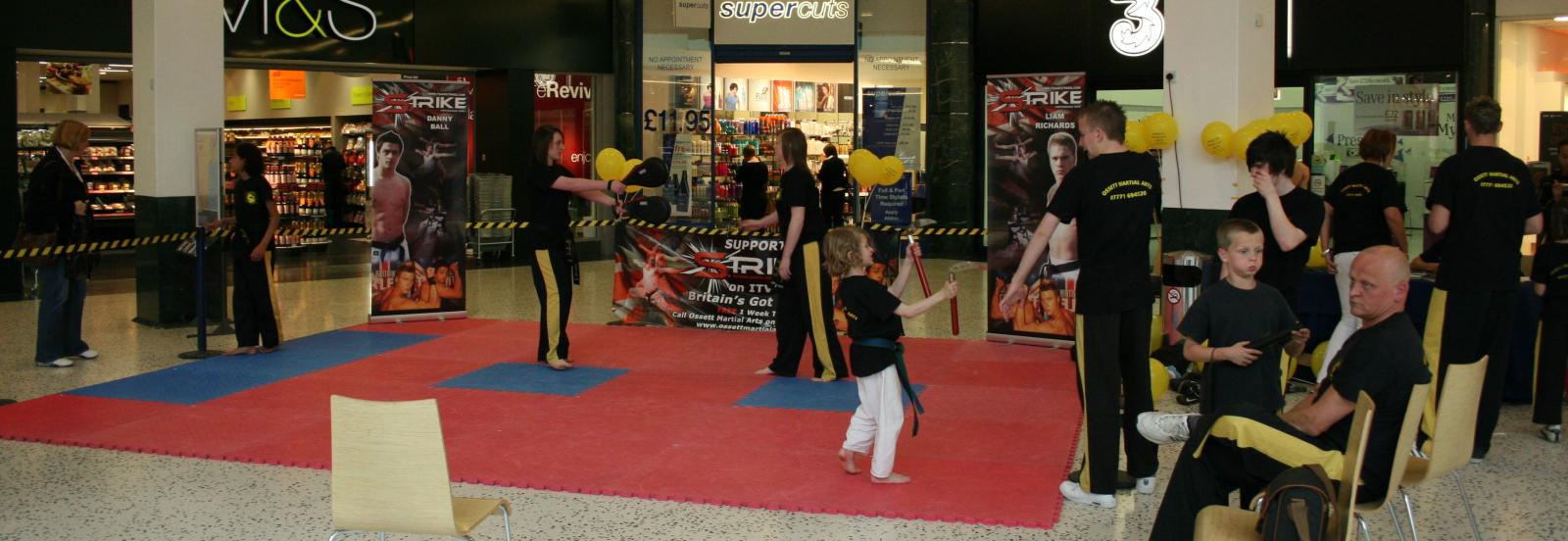 Ossett Martial Arts Exhibition with Strike Team Danny Ball a