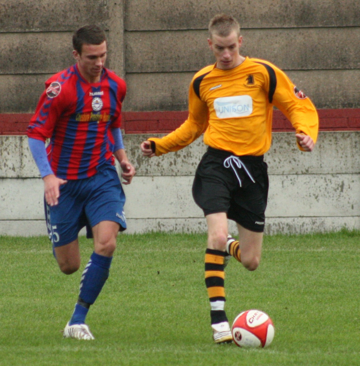 18 Oct - Ossett Albion FC v Woodley Sports FC (Unibond Div 1