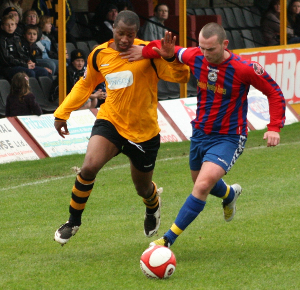 18 Oct - Ossett Albion FC v Woodley Sports FC (Unibond Div 1